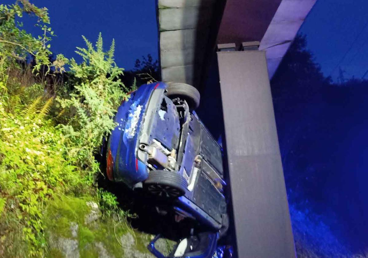 Accidente de tráfico en Aller