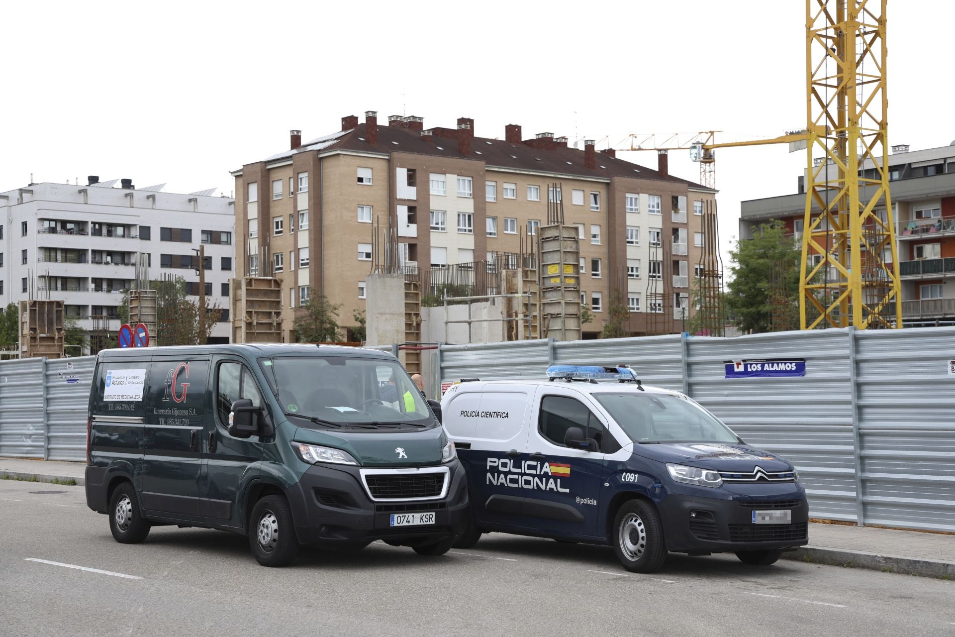 Trágico accidente laboral en Gijón: fallece un trabajador en una obra de Nuevo Roces