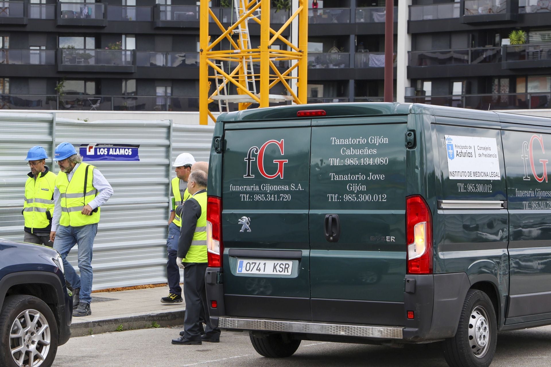 Trágico accidente laboral en Gijón: fallece un trabajador en una obra de Nuevo Roces