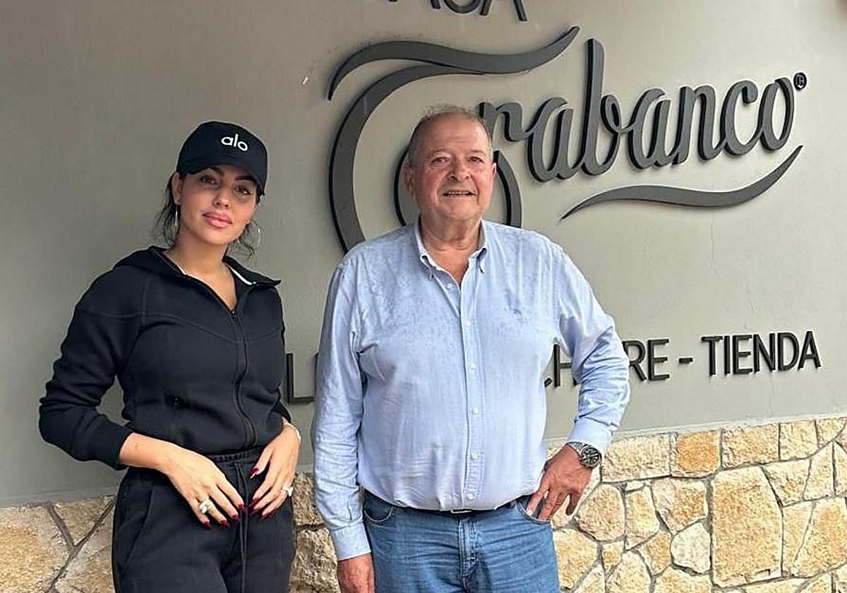 Georgina Rodríguez, junto a Samuel Trabanco.