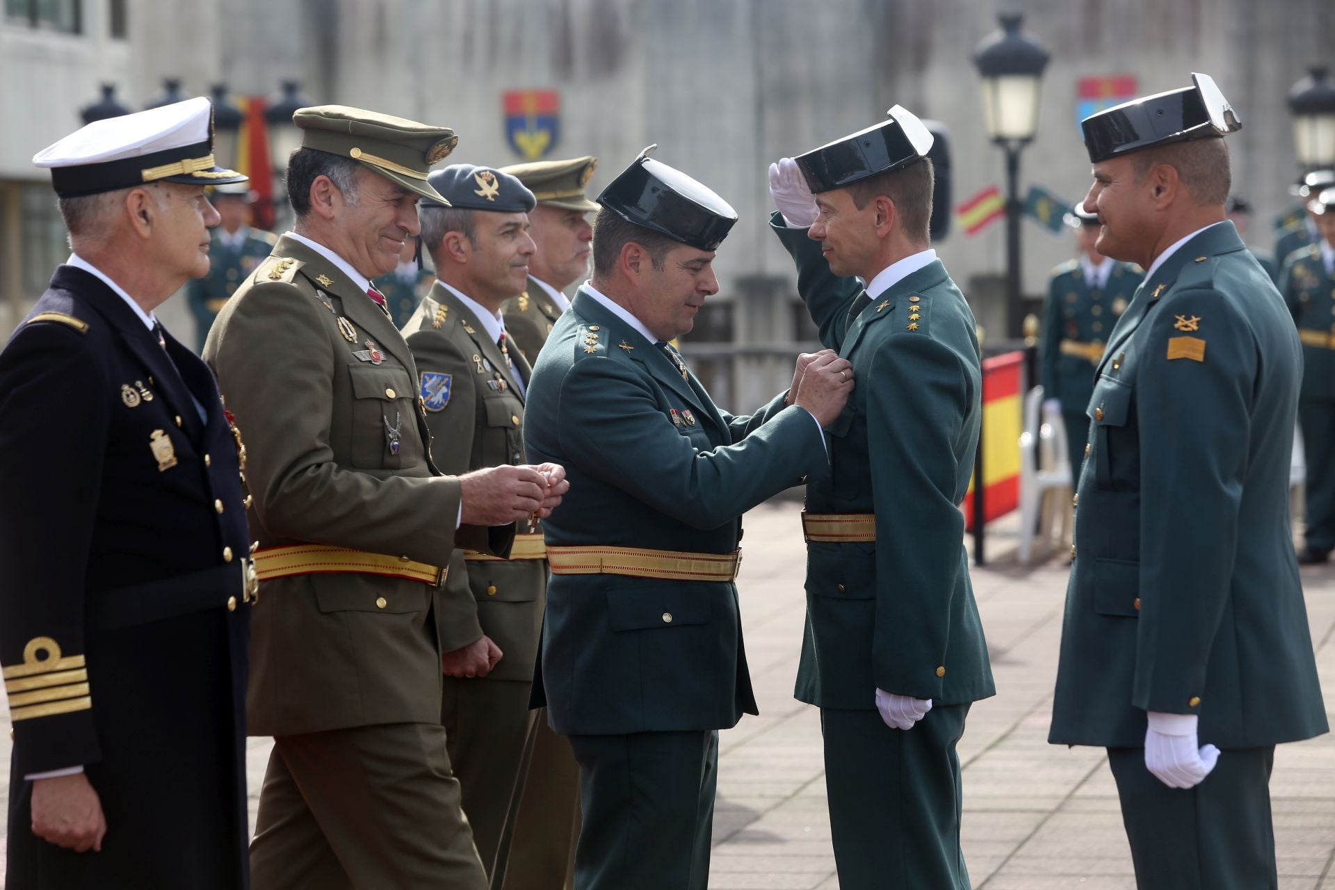 El Día del Pilar ensalza en Oviedo el «sacrificio y la entrega» de la Guardia Civil