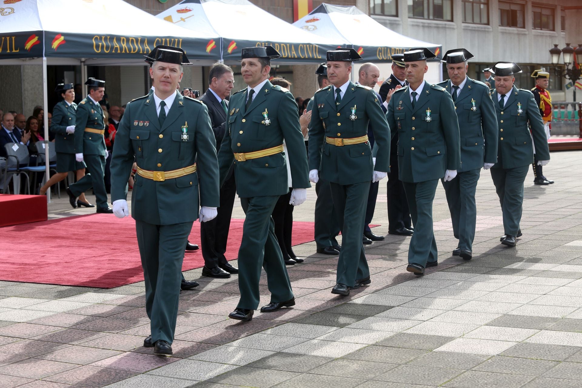 El Día del Pilar ensalza en Oviedo el «sacrificio y la entrega» de la Guardia Civil