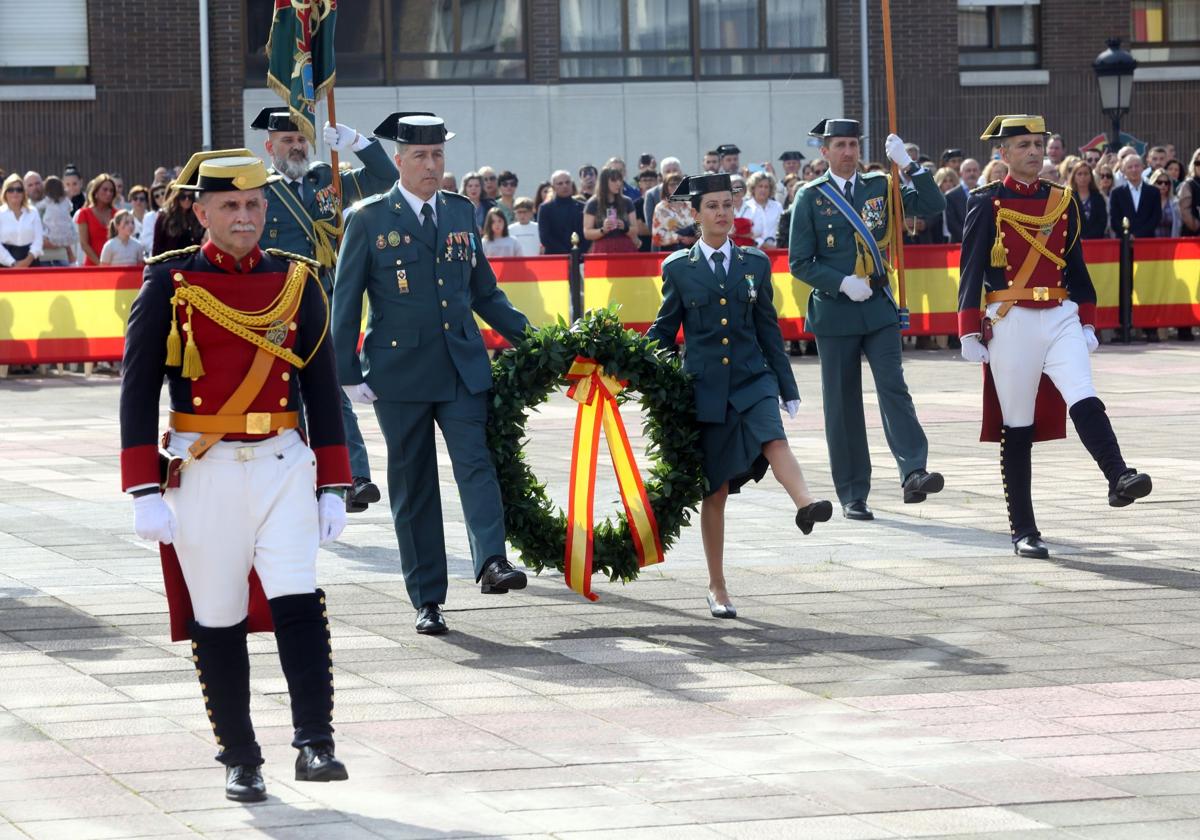 El Día del Pilar ensalza en Oviedo el «sacrificio y la entrega» de la Guardia Civil