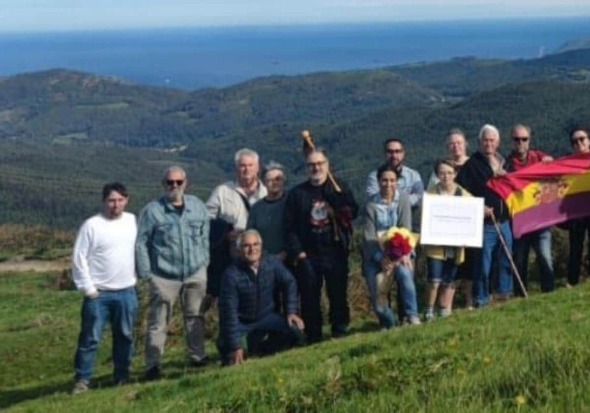 Acto en memoria de José Antonio Piquero Corujo celebrado en Vizcaya.