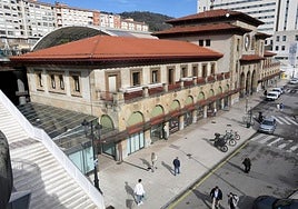 Una vista de la Estación del Norte, cuya ala de oficinas sufre filtraciones y humedades.