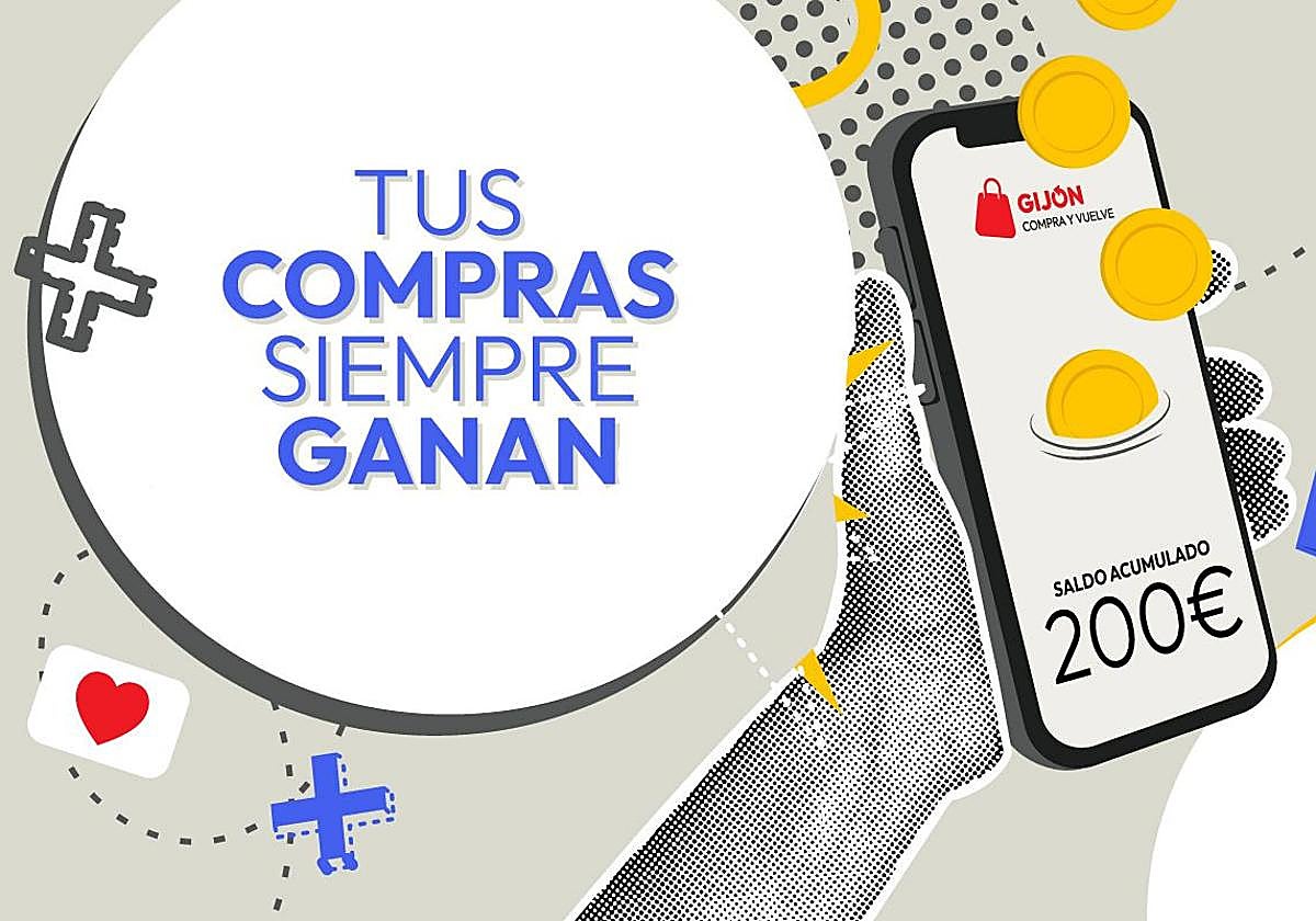 Arranca con éxito la fase de compras del programa «Gijón Compra y Vuelve»