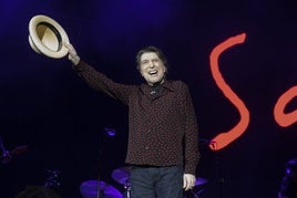 Joaquín Sabina, en un concierto en Murcia.