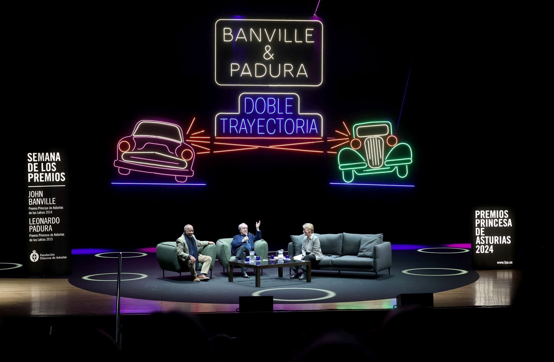 Encuentro entre John Banville y Leonardo Padura