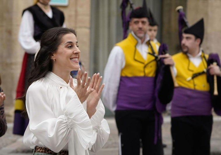 Carolina Marín, Premio Princesa de Asturias de los Deportes 2024, en el Hotel de la Reconquista.