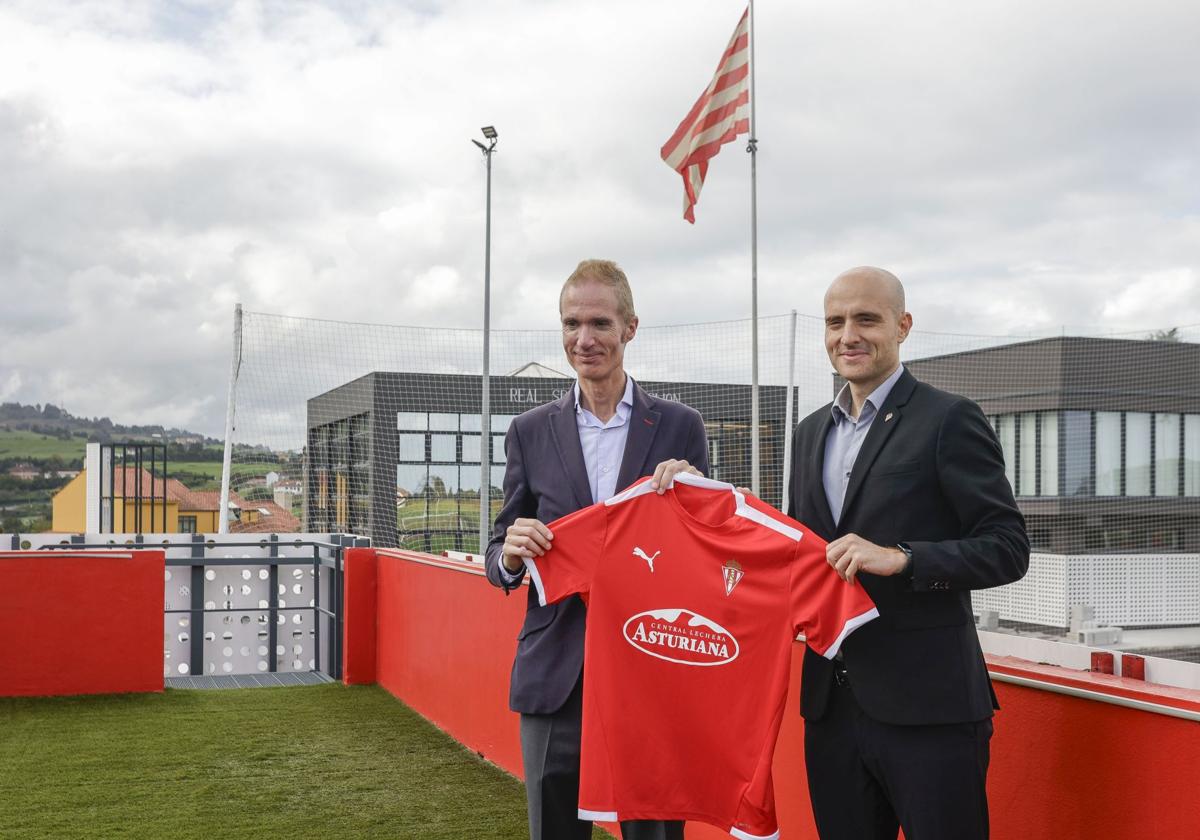 Así es el nuevo patrocinio del Sporting con Central Lechera Asturiana