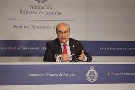 Mariano Jabonero durante la rueda de prensa.