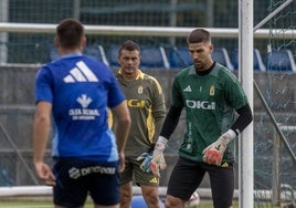 Entrenamiento de este jueves en el Tartiere.