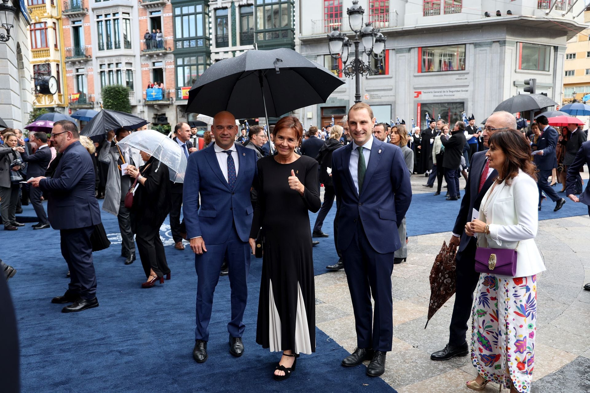 La alfombra azul de los Premios Princesa de Asturias, en imágenes