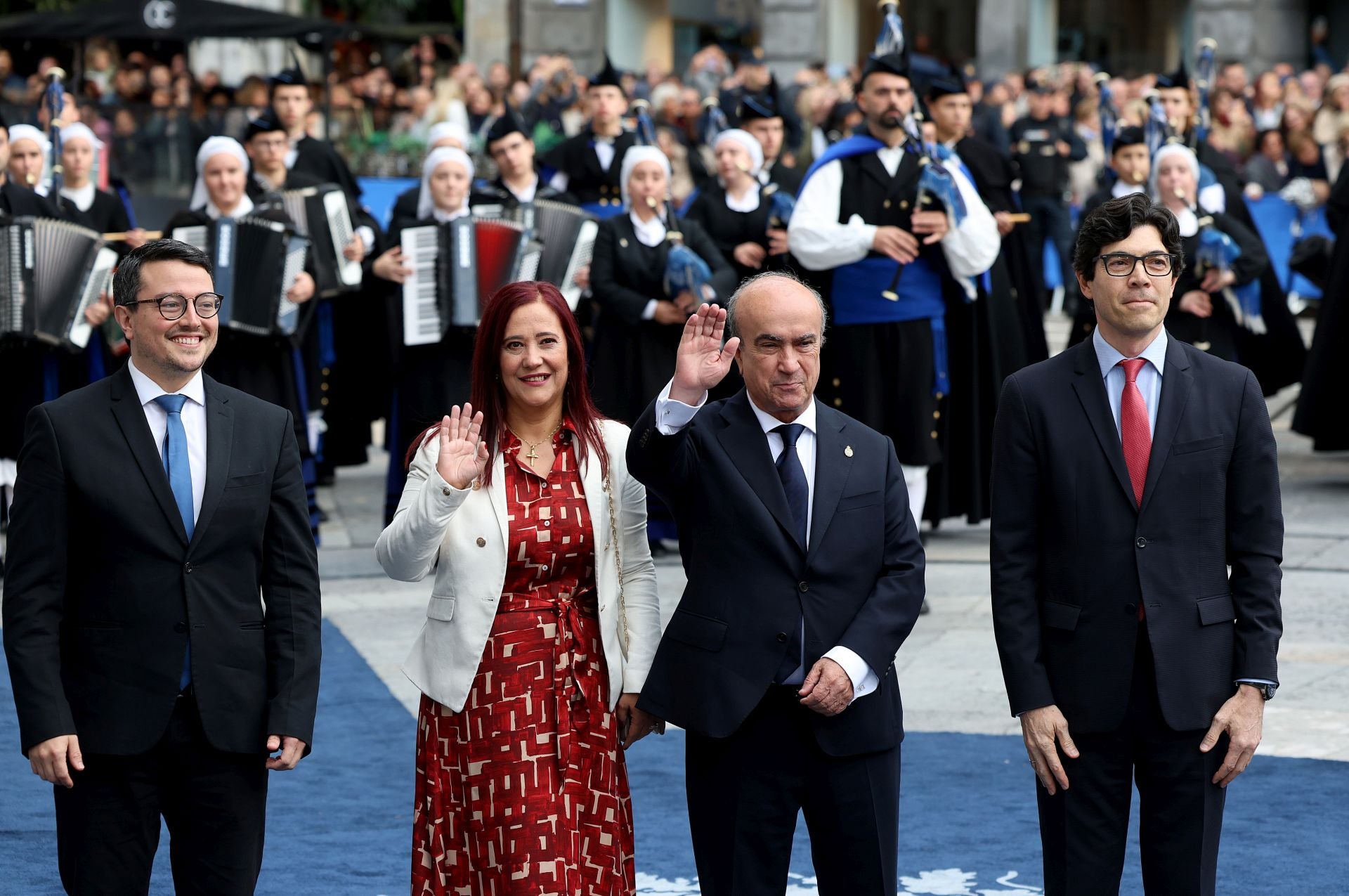 La alfombra azul de los Premios Princesa de Asturias, en imágenes