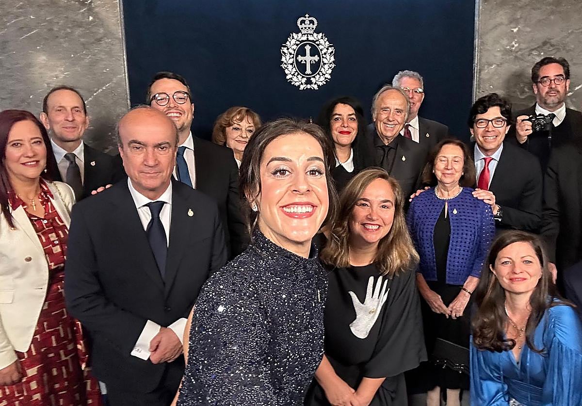 El selfi inédito de los premiados