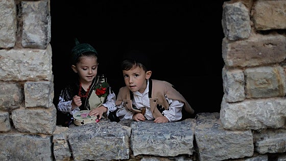 Sotres, pletórico: la visita real al Pueblo Ejemplar de Asturias, en imágenes