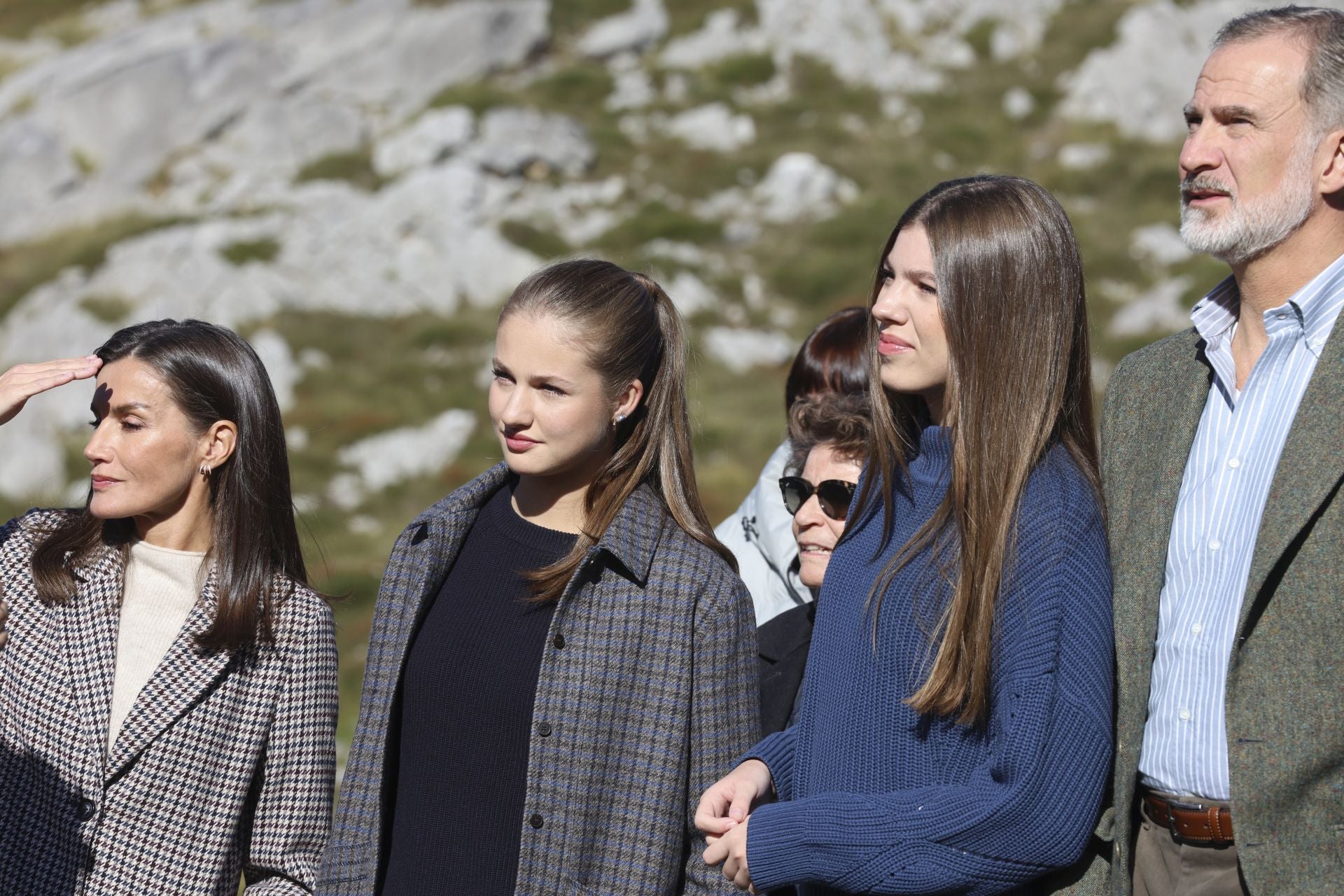 Sotres, pletórico: la visita real al Pueblo Ejemplar de Asturias, en imágenes