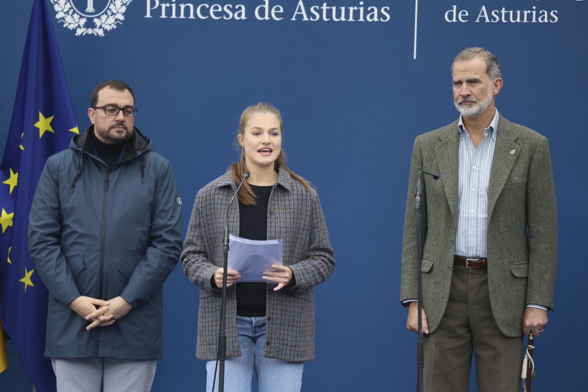 Sotres, pletórico: la visita real al Pueblo Ejemplar de Asturias, en imágenes