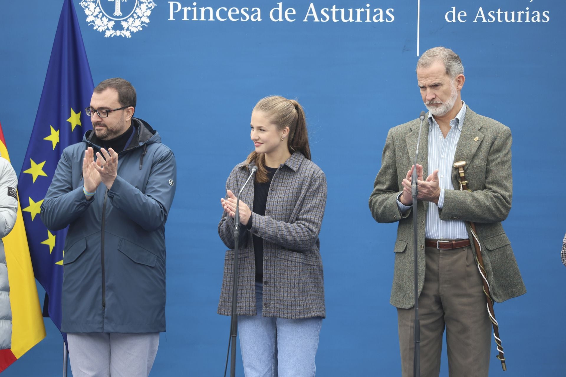 Sotres, pletórico: la visita real al Pueblo Ejemplar de Asturias, en imágenes