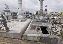 Estado del cementerio de La Carriona