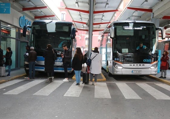 Estación de autobuses de Gijón.