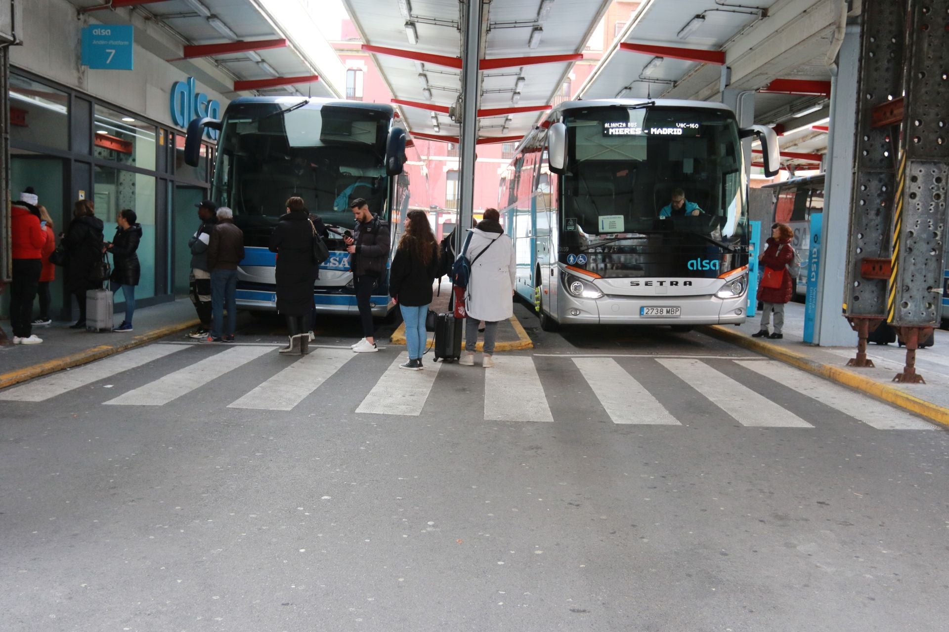 Estación de autobuses de Gijón.