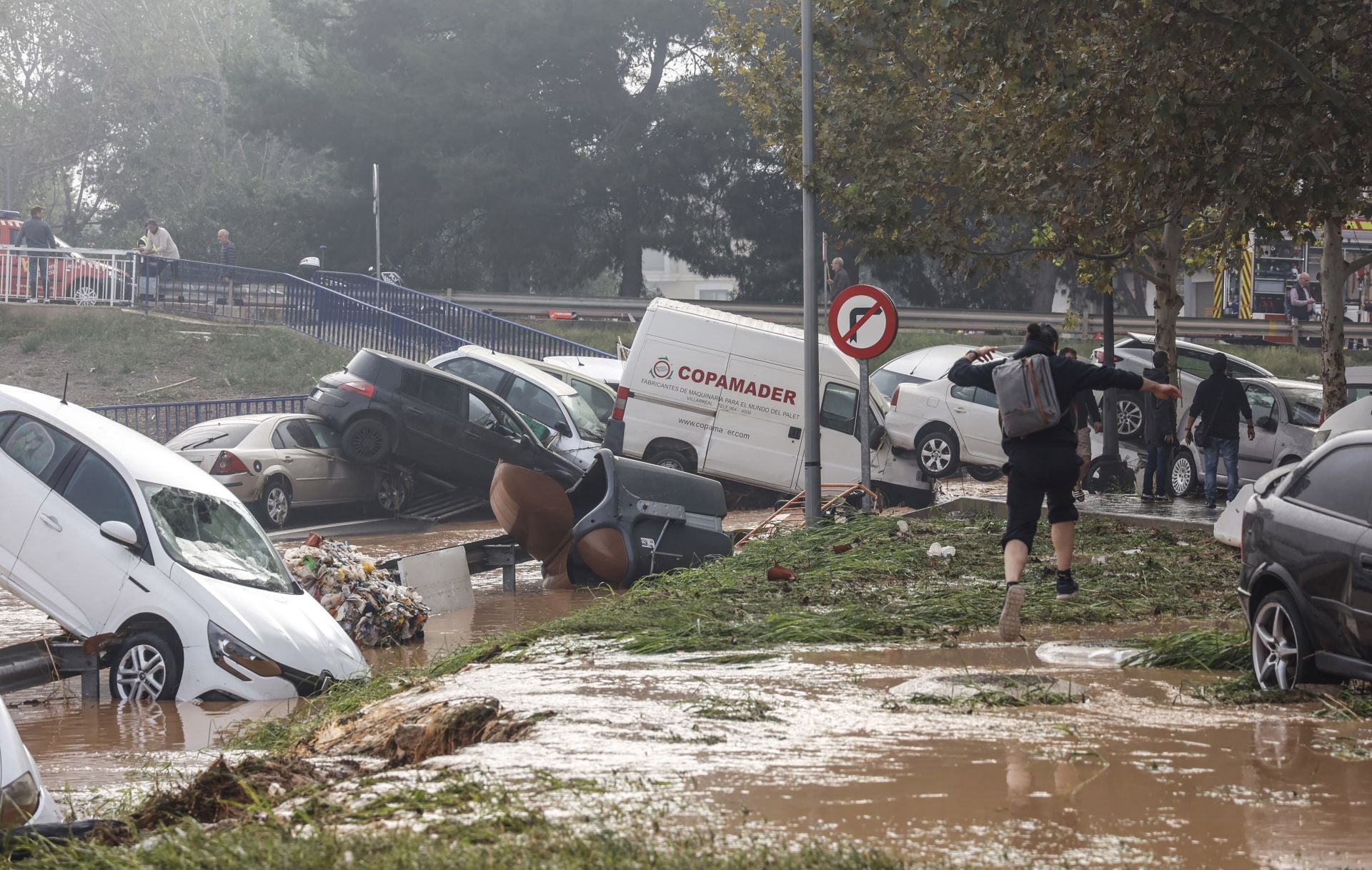 Las imágenes que deja la Dana en la Comunidad Valenciana, Castilla-La Mancha y Andalucía