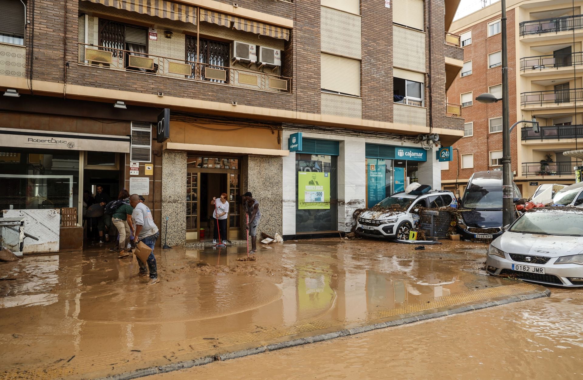 Las imágenes que deja la Dana en la Comunidad Valenciana, Castilla-La Mancha y Andalucía