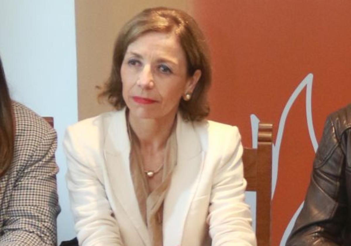 Ángeles Fernández-Ahúja, en un acto de la Fundación Secretariado Gitano.