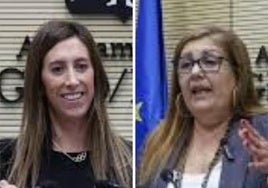 Ángela Pumariega (PP) y Marina Pineda (PSOE)