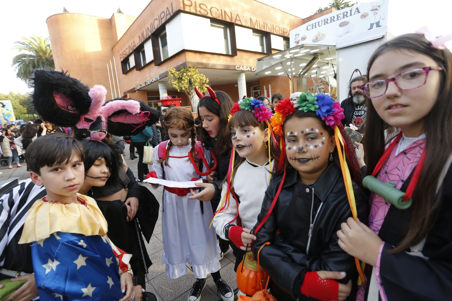 Terror en las calles de Gijón por Halloween