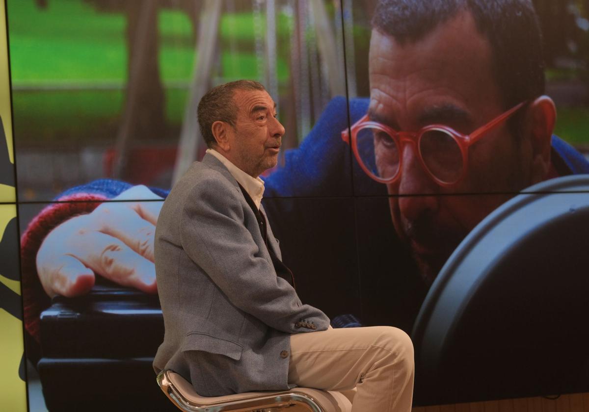 José Luis Garci, durante la rueda de prensa que ofreció ayer en Madrid con motivo de la Medalla de Oro de los Premios Forqué.