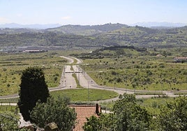 Terrenos de la primera fase de la ZALIA, en Gijón.