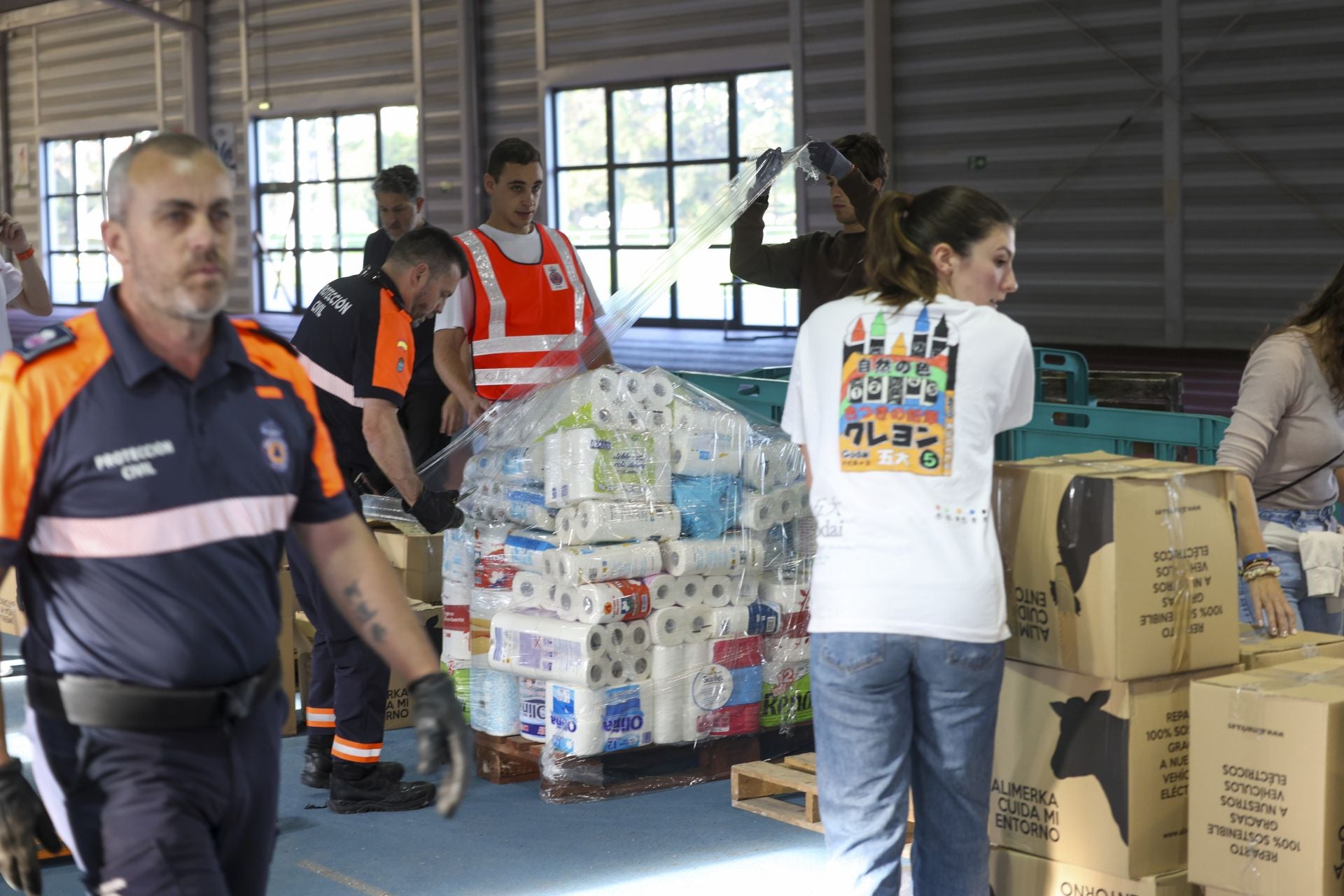 Las donaciones no cesan en Gijón