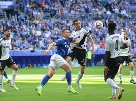 Remontada del Real Oviedo frente al Burgos