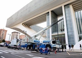 Edificio Calatrava de Oviedo, escenario de la película 'Los 4 Fantásticos: First Steps', del universo de Marvel.