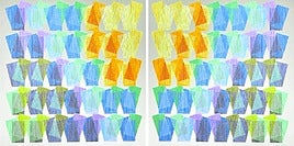 Pinturas bordadas al borde