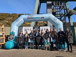 Presentación del IV Trail Santa Bárbara junto al Pozo Santiago.