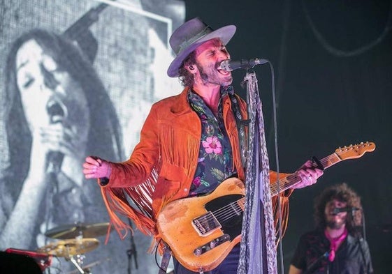 Leiva, en un pasado concierto en Gijón.