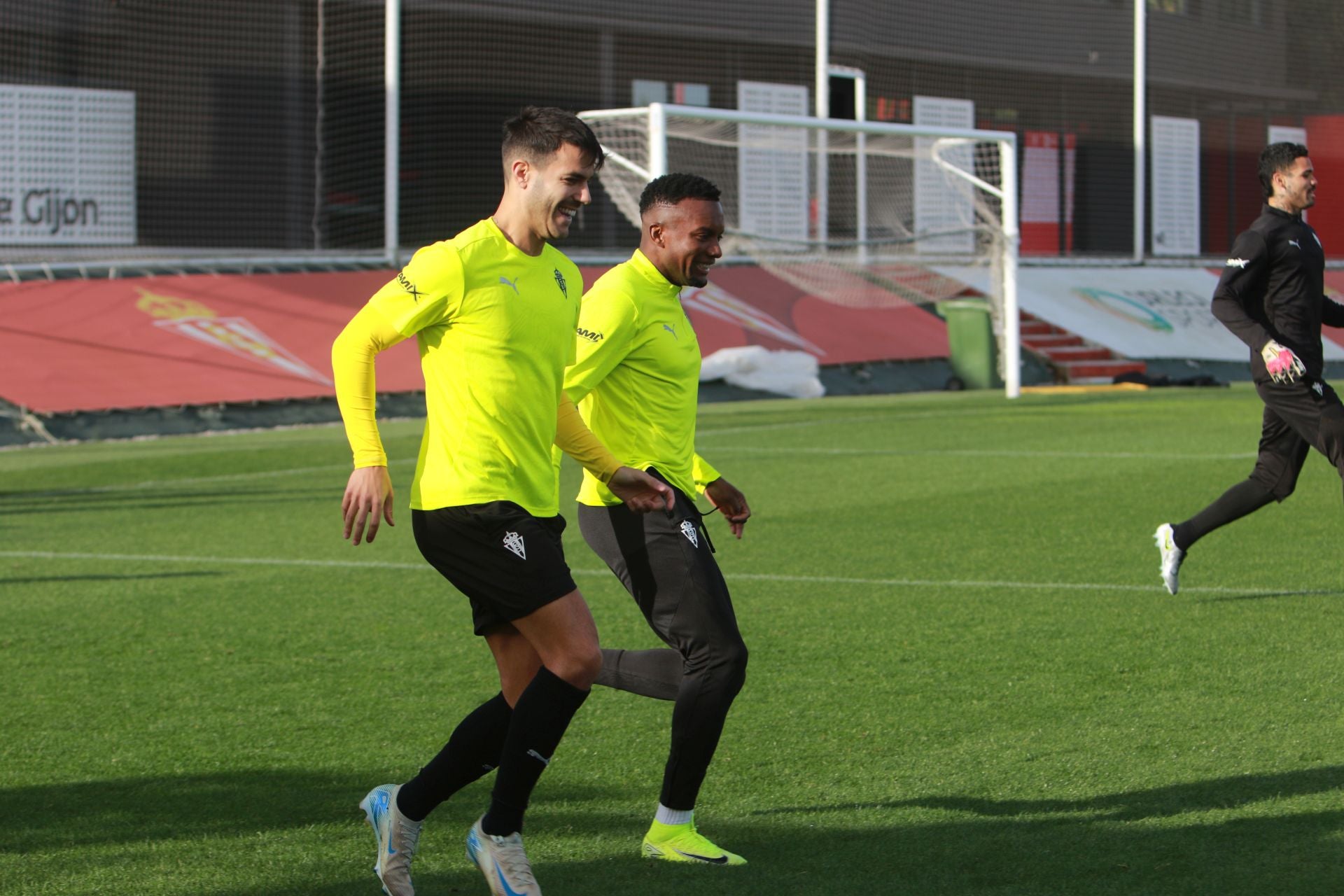 Entrenamiento del Sporting este sábado, 23 de noviembre de 2024