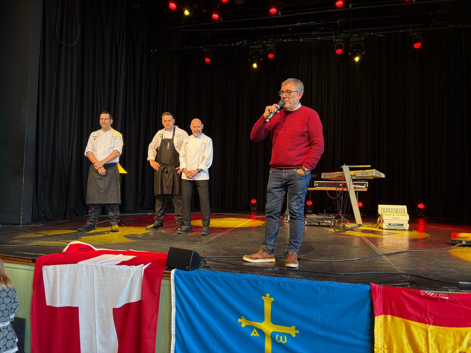 Un restaurante de Gijón prepara un menú asturiano para 200 personas en Suiza