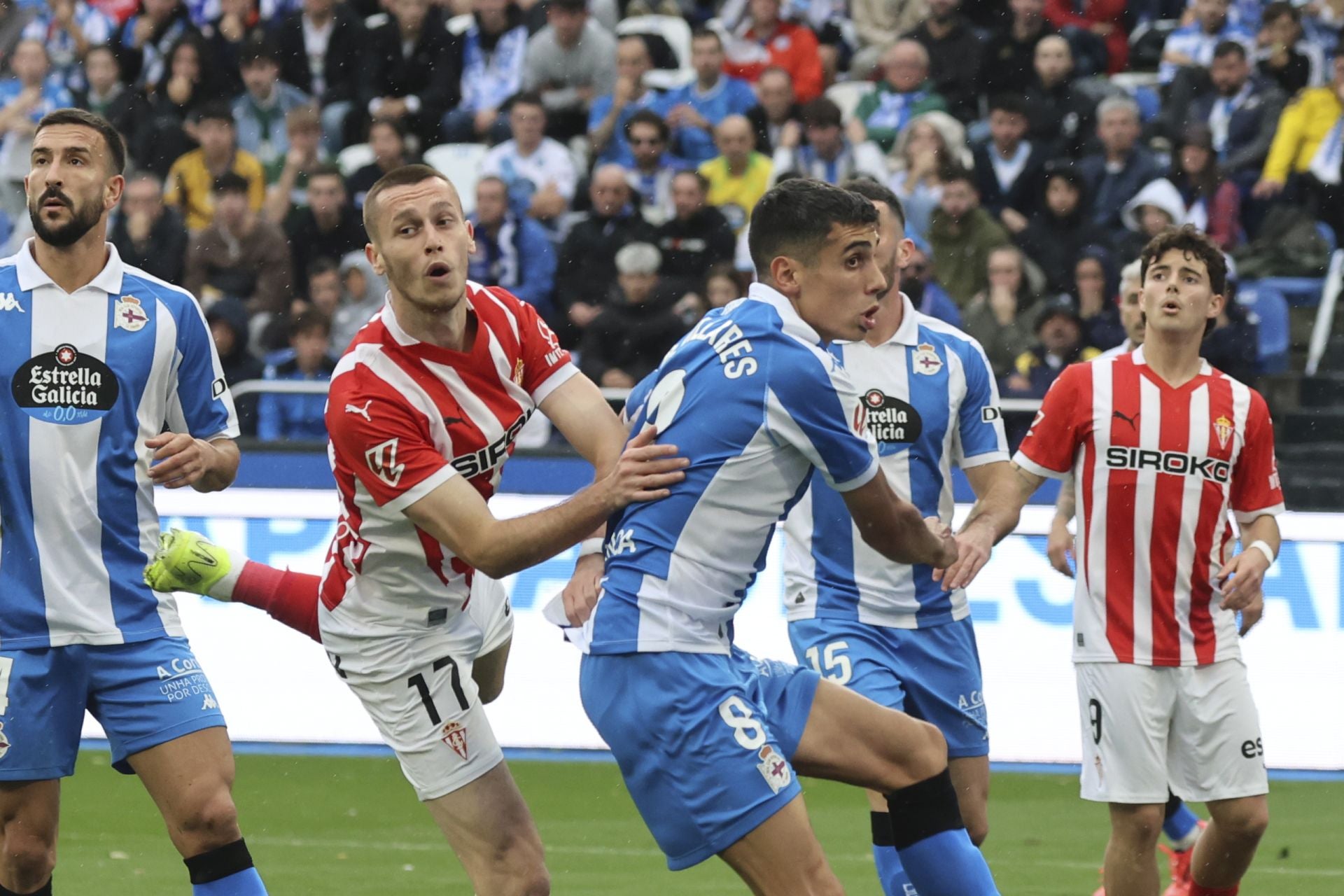 Las mejores imágenes del Deportivo de la Coruña - Sporting de Gijón