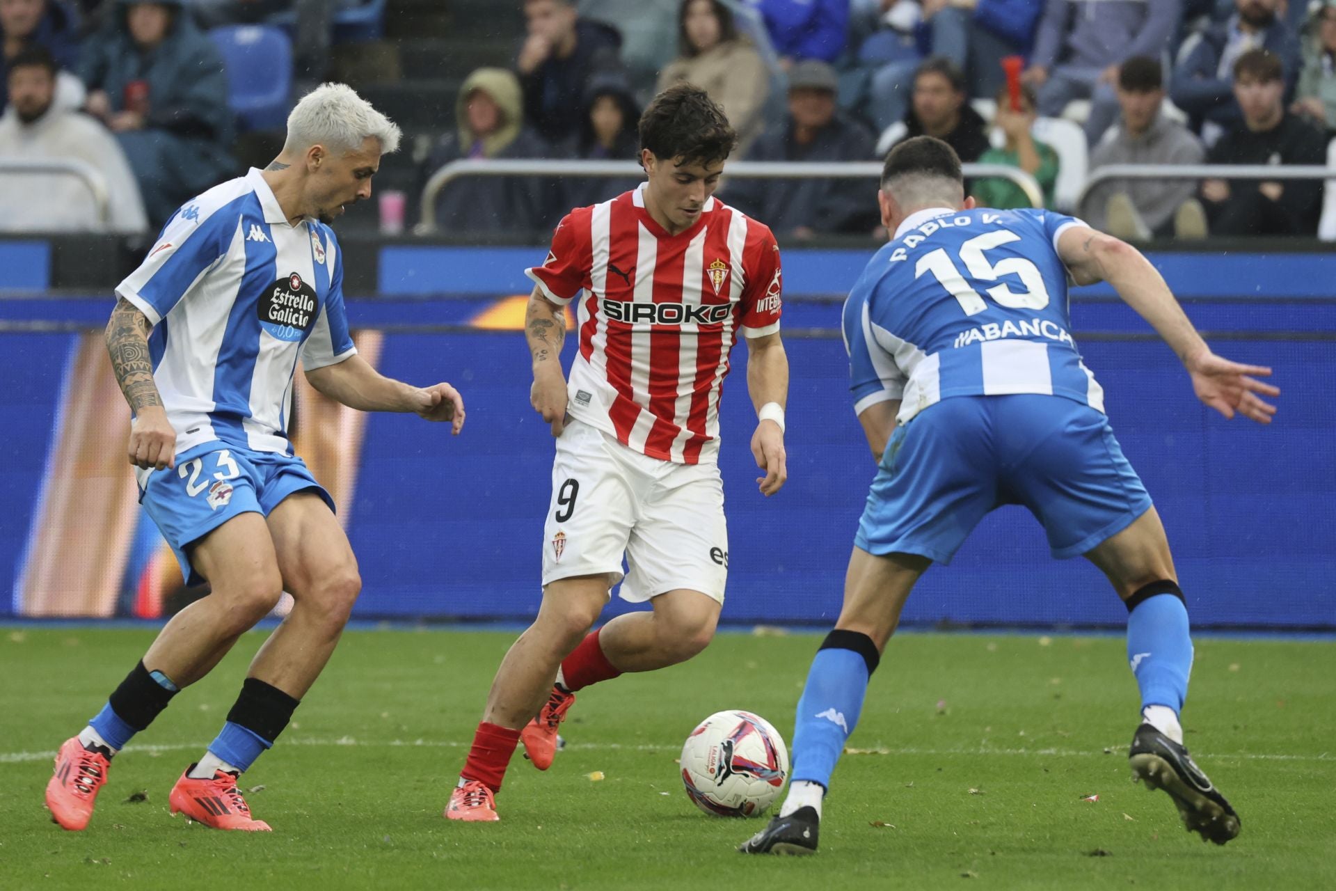 Las mejores imágenes del Deportivo de la Coruña - Sporting de Gijón