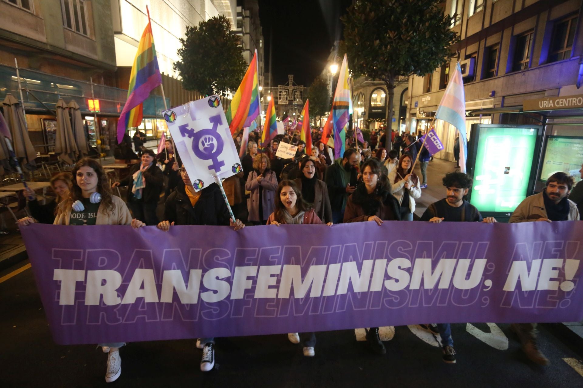 Las calles de Oviedo se llenan por la eliminación de la violencia contra las mujeres