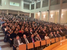 Graduación en el campus de Mieres