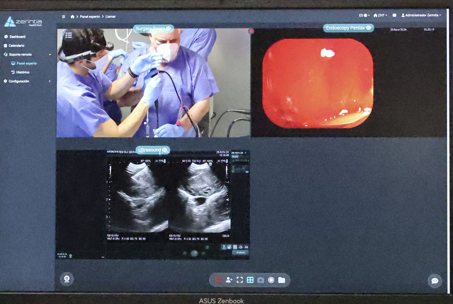 Una nueva técnica de biopsias por congelación de Asturias al mundo: las imágenes de la operación en el HUCA