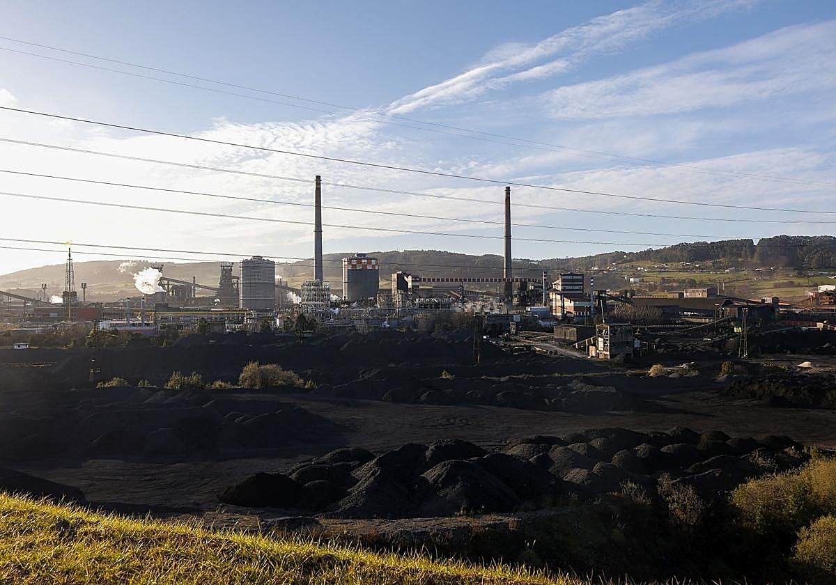 La factoría de Arcelor en Gijón.