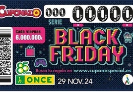 El Cuponazo de la ONCE del 'Black Friday' reparte un premio en Asturias