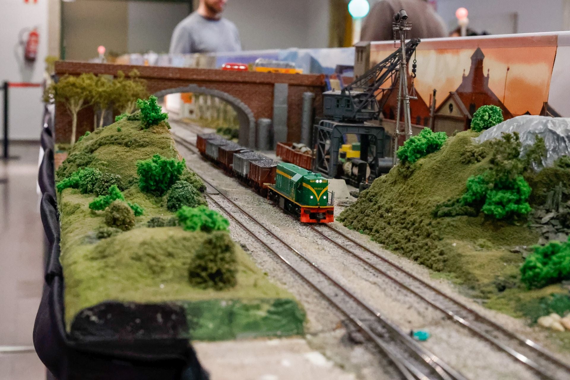 Maqueta en el Museo del Ferrocarril.