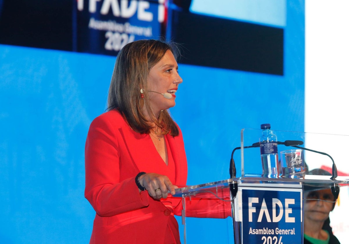 La presidenta de Fade, María Calvo.